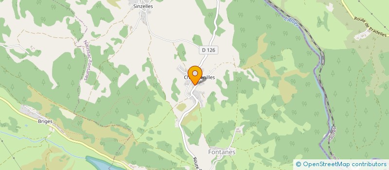 localisation de l'entreprise MONSIEUR KILIAN CHAMBON  NAUSSAC-FONTANES