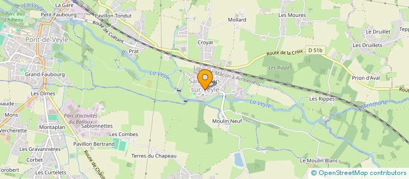 localisation de l'entreprise MONSIEUR KILIAN COMMARMOND  SAINT-JEAN-SUR-VEYLE