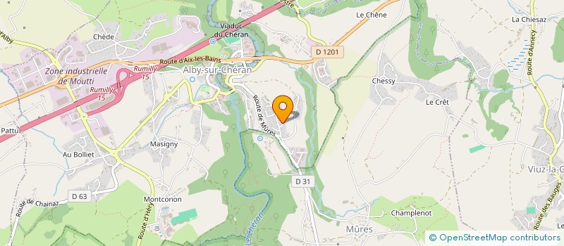 localisation de l'entreprise MONSIEUR KILIAN COQUELET  ALBY-SUR-CHERAN