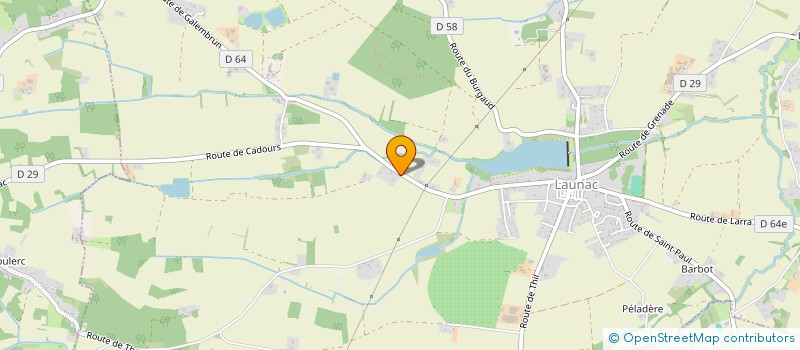 localisation de l'entreprise MONSIEUR KILIAN DUMOUCH  LAUNAC