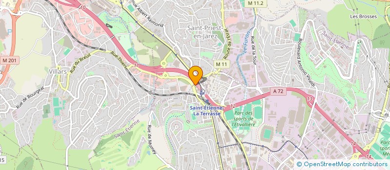 localisation de l'entreprise MONSIEUR KILIAN DUWE  SAINT-ETIENNE