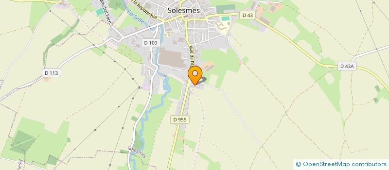 localisation de l'entreprise MONSIEUR KILIAN ESTEBAN  SOLESMES