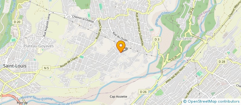 localisation de l'entreprise MONSIEUR KILIAN FLEURENT  SAINT-LOUIS