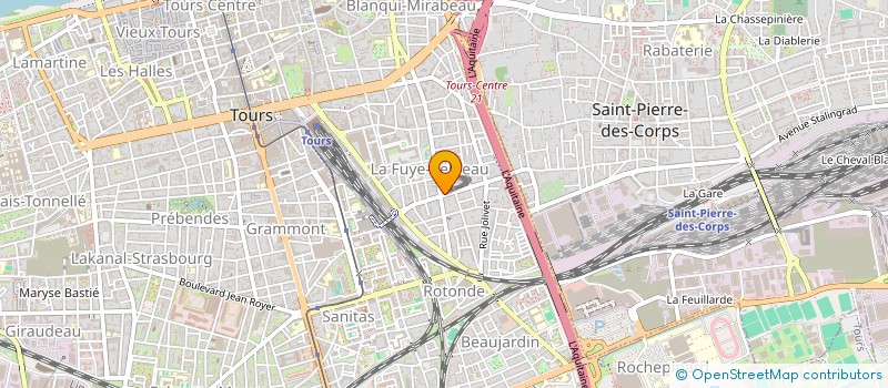 localisation de l'entreprise MONSIEUR KILIAN FOULATIER  TOURS