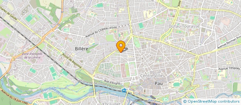 localisation de l'entreprise MONSIEUR KILIAN FOULON à PAU