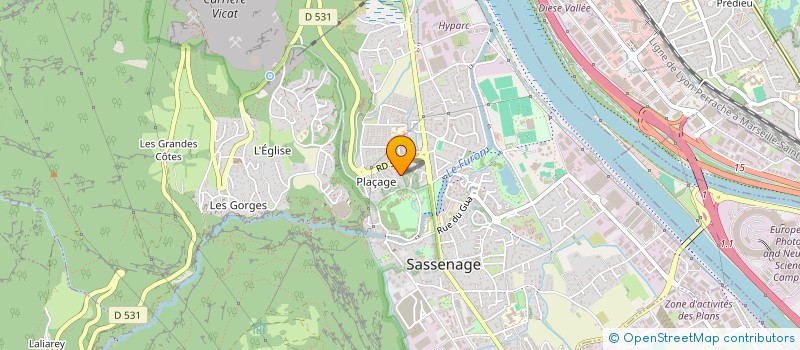 localisation de l'entreprise MONSIEUR KILIAN GIRIN  SASSENAGE