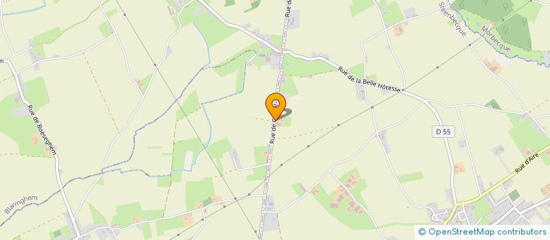 localisation de l'entreprise MONSIEUR KILIAN GOUBET  STEENBECQUE