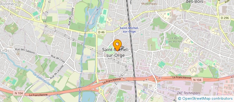 localisation de l'entreprise MONSIEUR KILIAN GUERET  SAINT-MICHEL-SUR-ORGE