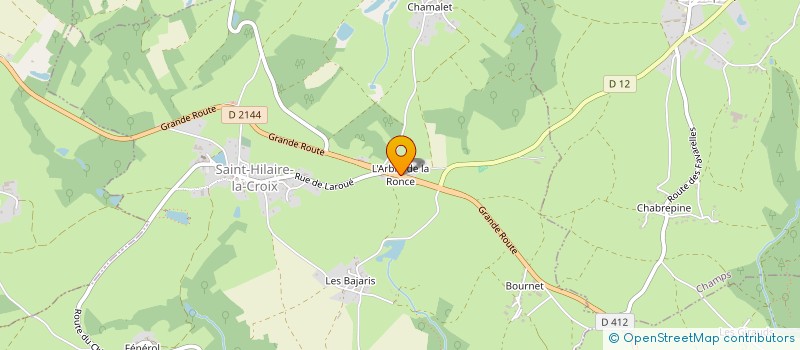 localisation de l'entreprise MONSIEUR KILIAN GUILLEMOT  SAINT-HILAIRE-LA-CROIX