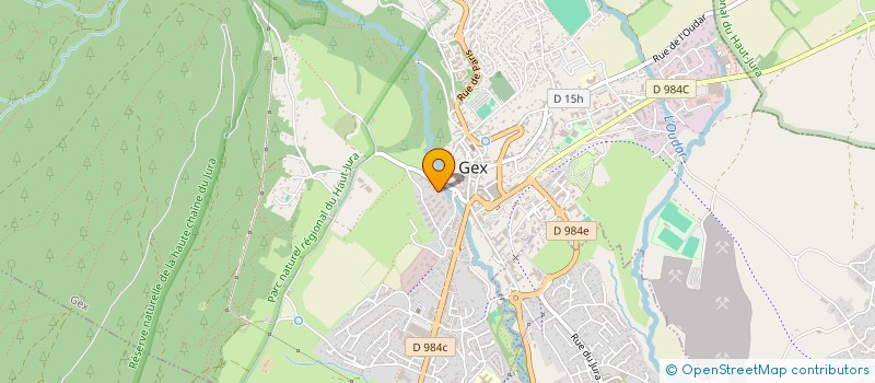 localisation de l'entreprise MONSIEUR KILIAN HAFFNER  GEX