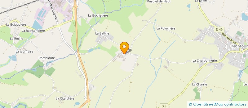 localisation de l'entreprise MONSIEUR KILIAN JADAULT à MONTOURNAIS