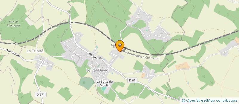 localisation de l'entreprise MONSIEUR KILIAN JOUBERT-BOUDJELAL  LE VAL-DAVID