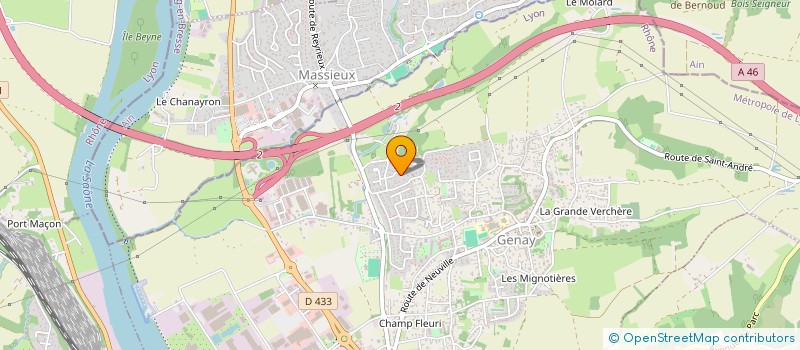 localisation de l'entreprise MONSIEUR KILIAN LAROCHE  GENAY