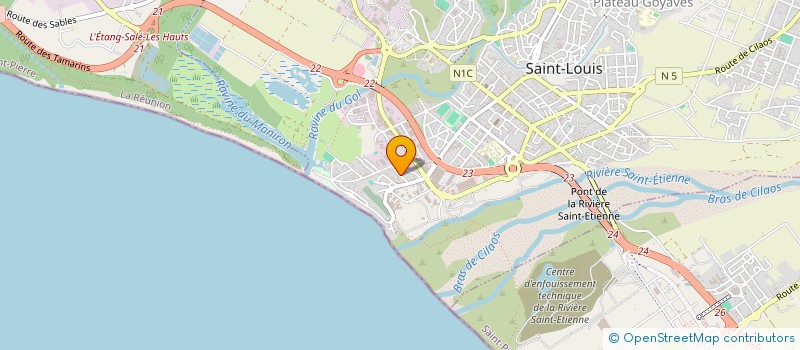 localisation de l'entreprise MONSIEUR KILIAN LAVARIAYE  SAINT-LOUIS