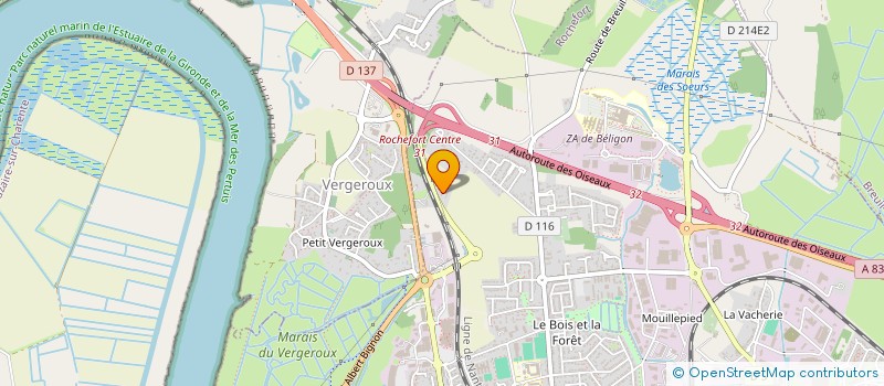 localisation de l'entreprise MONSIEUR KILIAN LAVAUD  ROCHEFORT