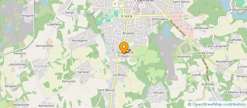 localisation de l'entreprise MONSIEUR KILIAN LE MONTAGNER  PLOEMEUR