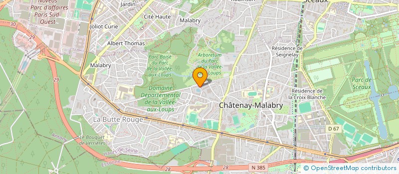 localisation de l'entreprise MONSIEUR KILIAN LEROY  CHATENAY-MALABRY