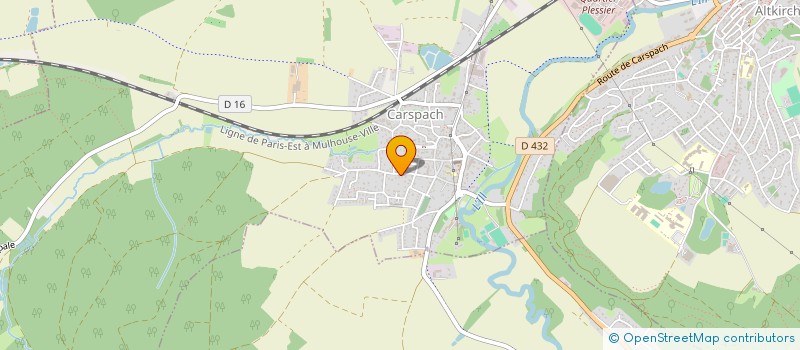 localisation de l'entreprise MONSIEUR KILIAN LOHR  CARSPACH