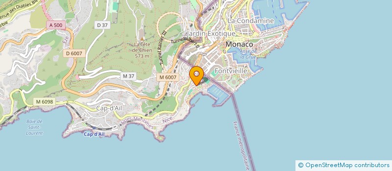 localisation de l'entreprise MONSIEUR KILIAN MANAS  CAP-D'AIL