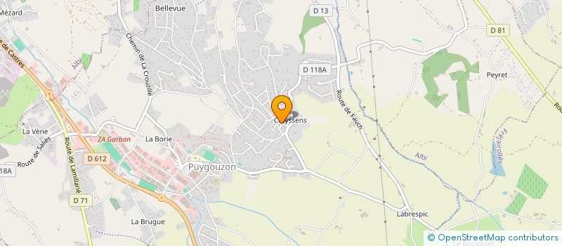 localisation de l'entreprise MONSIEUR KILIAN MARCHANDISE  PUYGOUZON