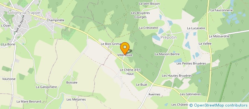 localisation de l'entreprise MONSIEUR KILIAN MOLVEAUX à TOUROUVRE AU PERCHE