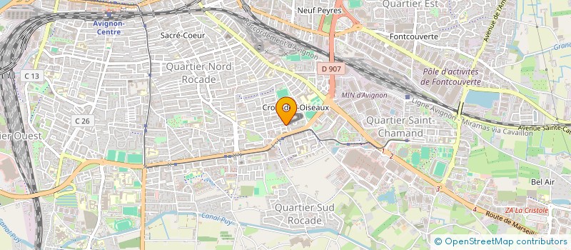 localisation de l'entreprise MONSIEUR KILIAN MONI  AVIGNON