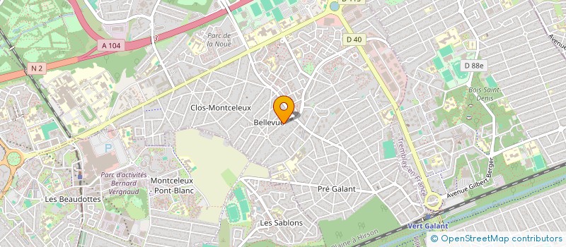 localisation de l'entreprise MONSIEUR KILIAN MOREIRA  SARCELLES