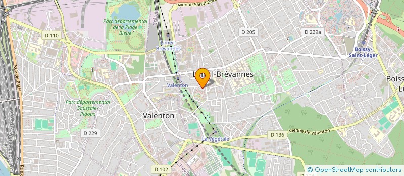 localisation de l'entreprise MONSIEUR KILIAN RAHMANI  LIMEIL-BREVANNES