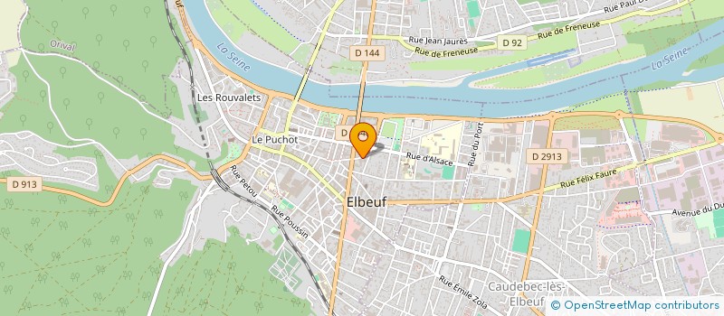 localisation de l'entreprise MONSIEUR KILIAN RIBES  ELBEUF