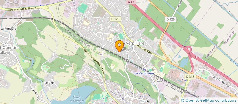 localisation de l'entreprise MONSIEUR KILIAN SALIN  LA VERPILLIERE