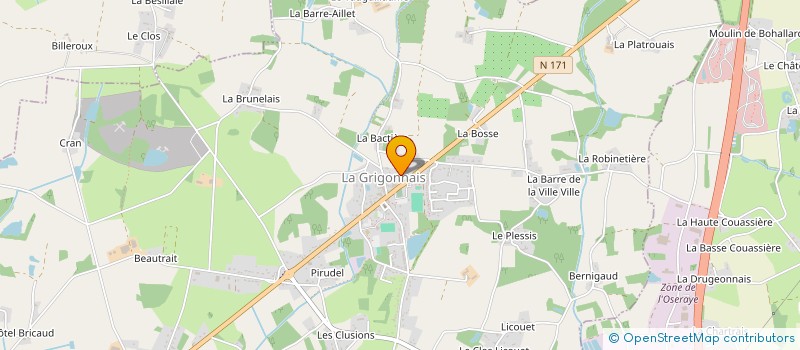 localisation de l'entreprise MONSIEUR KILIAN THEPAUT à LA GRIGONNAIS