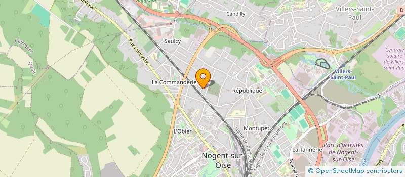 localisation de l'entreprise MONSIEUR KILIAN WARME  NOGENT-SUR-OISE