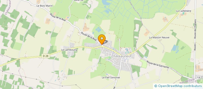 localisation de l'entreprise MONSIEUR KILIAN WOLDANSKI  CHATEAUNEUF