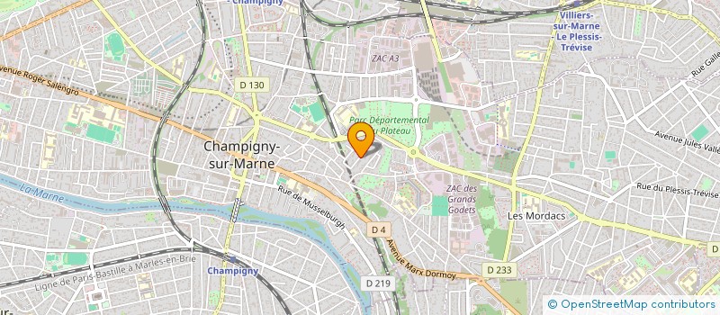 localisation de l'entreprise MONSIEUR KILIANN SANQUER  CHAMPIGNY SUR MARNE