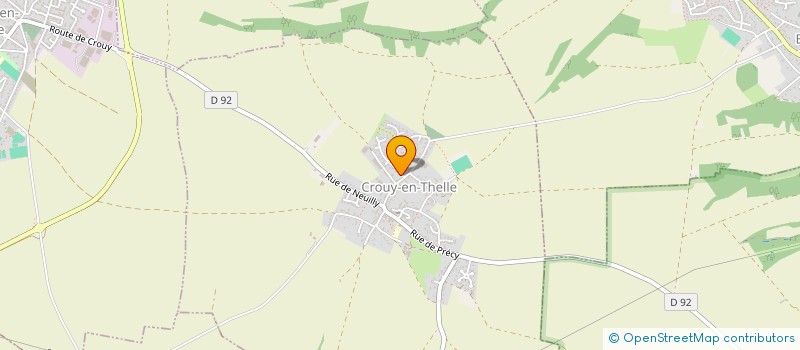 localisation de l'entreprise MONSIEUR KILLIAN ANGELI  CROUY-EN-THELLE