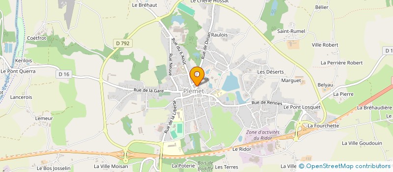 localisation de l'entreprise MONSIEUR KILLIAN ARZUR  CREDIN