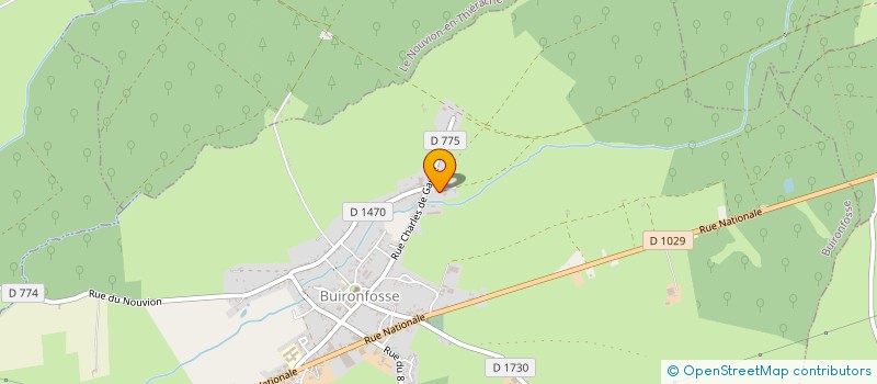 localisation de l'entreprise MONSIEUR KILLIAN AUBOSSU  BUIRONFOSSE