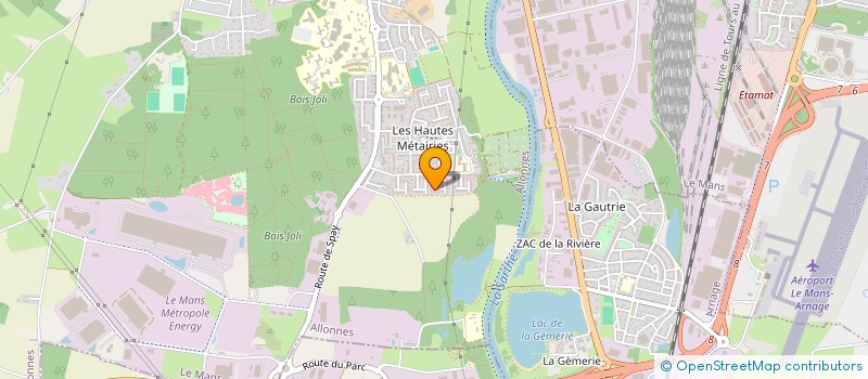 localisation de l'entreprise MONSIEUR KILLIAN BAGUELIN  ALLONNES