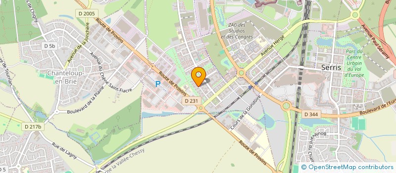 localisation de l'entreprise MONSIEUR KILLIAN BAILLARD  MONTEVRAIN