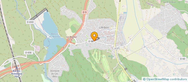 localisation de l'entreprise MONSIEUR KILLIAN BAUDIN  CABRIES