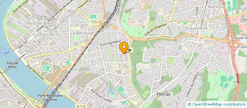 localisation de l'entreprise MONSIEUR KILLIAN BAUDOT  FLOIRAC