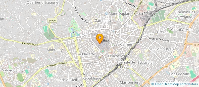 localisation de l'entreprise MONSIEUR KILLIAN BERTHENET  NIMES