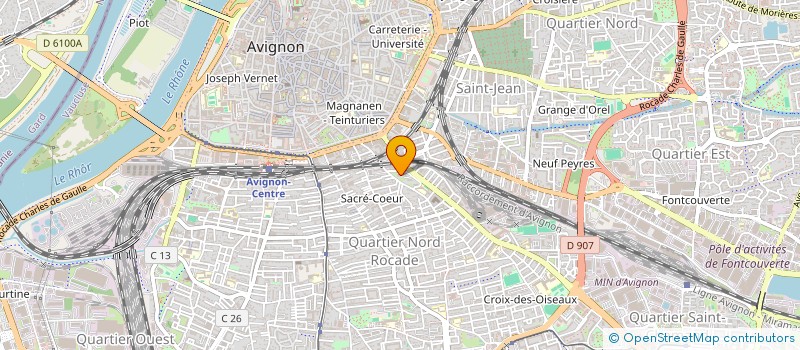 localisation de l'entreprise MONSIEUR KILLIAN BERTRAND  AVIGNON