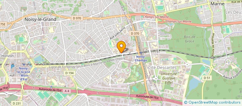 localisation de l'entreprise MONSIEUR KILLIAN BOMELLE  NOISY-LE-GRAND