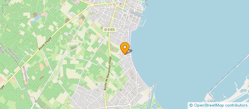 localisation de l'entreprise MONSIEUR KILLIAN CAPITAINE à MARSEILLAN