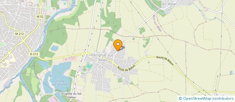 localisation de l'entreprise MONSIEUR KILLIAN CASTEL  PERIGNAT-SUR-ALLIER