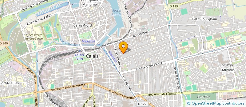 localisation de l'entreprise MONSIEUR KILLIAN CHEKKAL  CALAIS