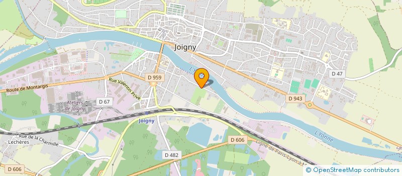 localisation de l'entreprise MONSIEUR KILLIAN CLEMENT  JOIGNY