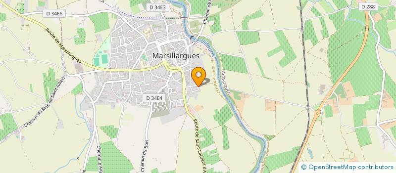 localisation de l'entreprise MONSIEUR KILLIAN DAUDE à MARSILLARGUES
