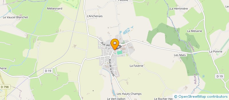 localisation de l'entreprise MONSIEUR KILLIAN DAVID  PARIGNE